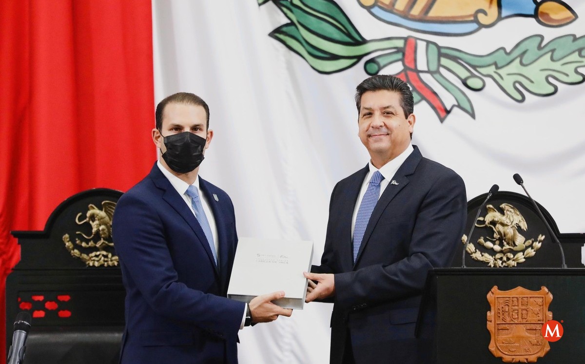 Francisco García Cabeza de Vaca, entregó su quinto informe de gobierno. (Cortesía)