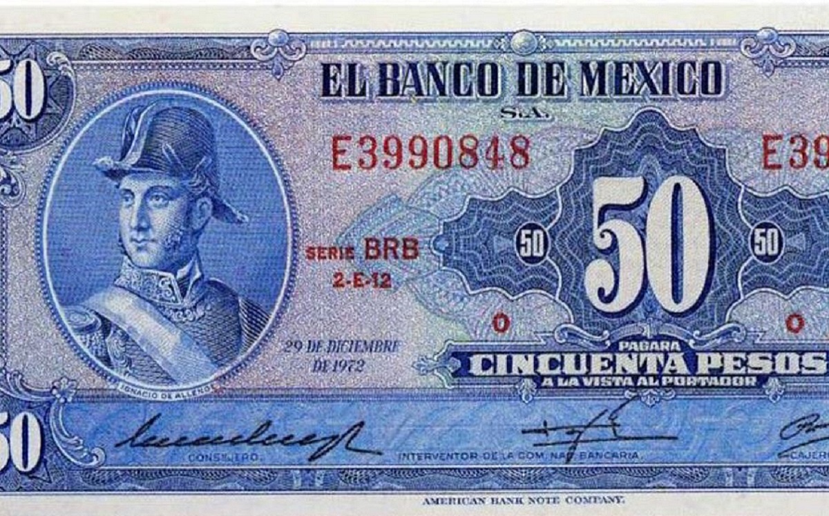 Billete conocido como 'Ojo de Gringa'. | MUSEO SOUMAYA