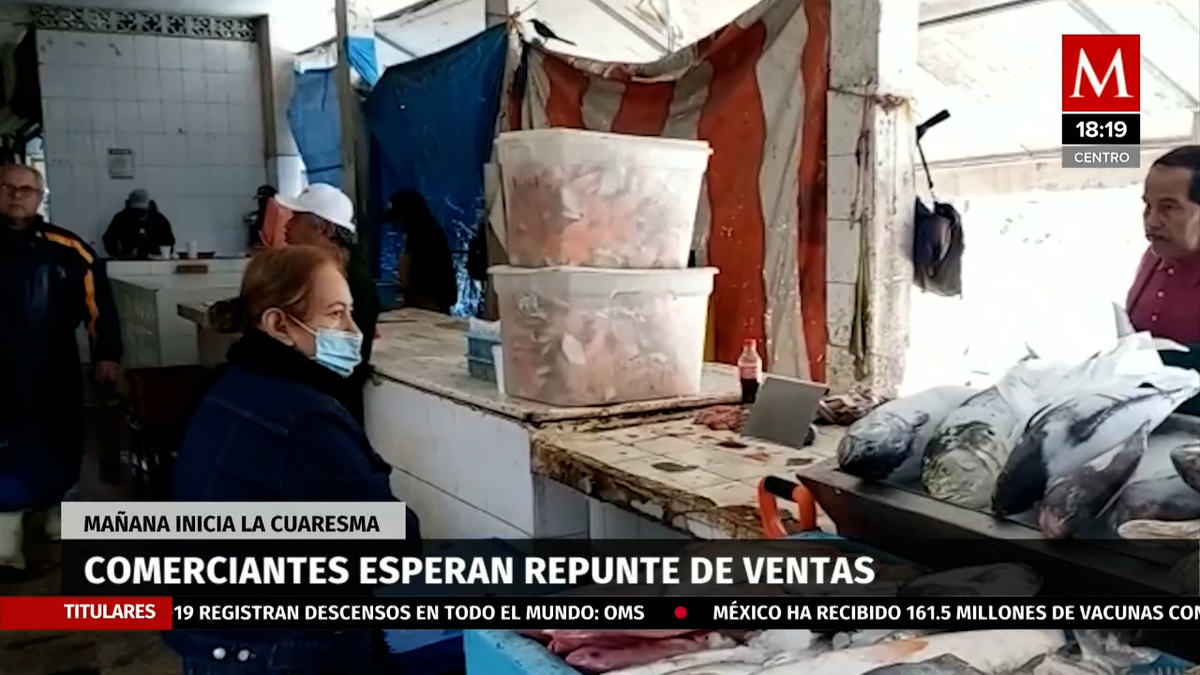 Comerciantes de pescado esperan mejorar ventas durante Cuaresma