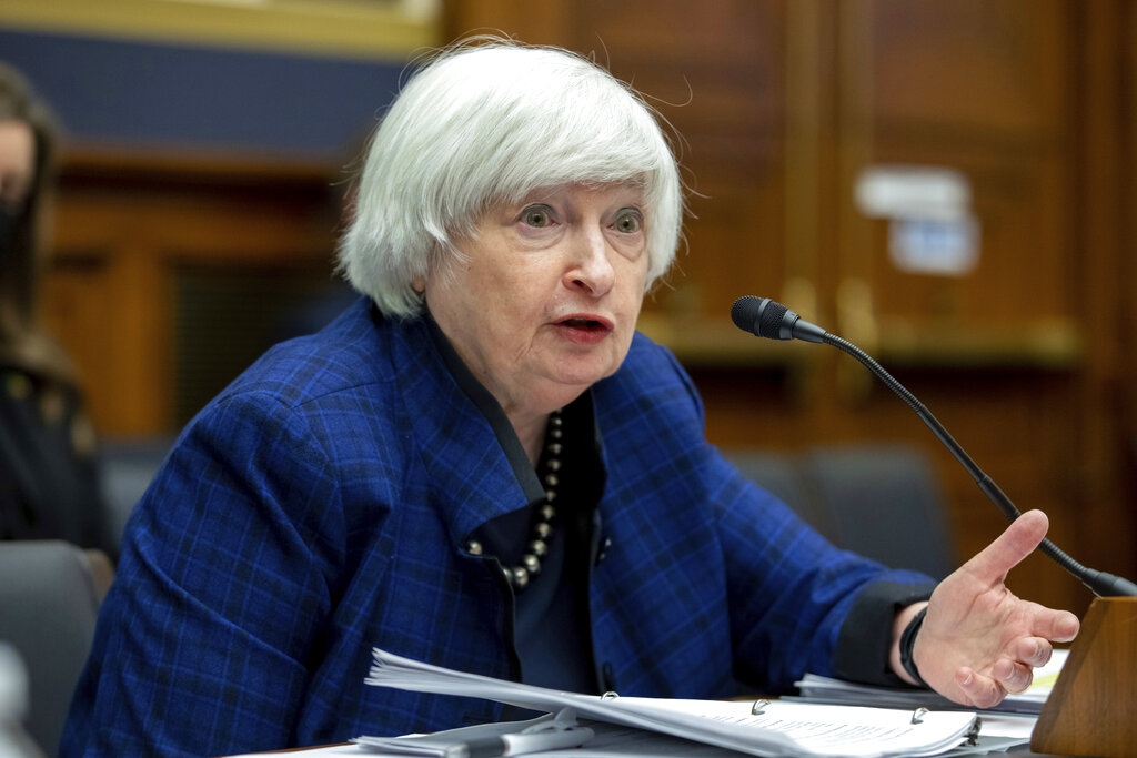 Janet Yellen, secretaria del Tesoro de Estados Unidos. (AP)