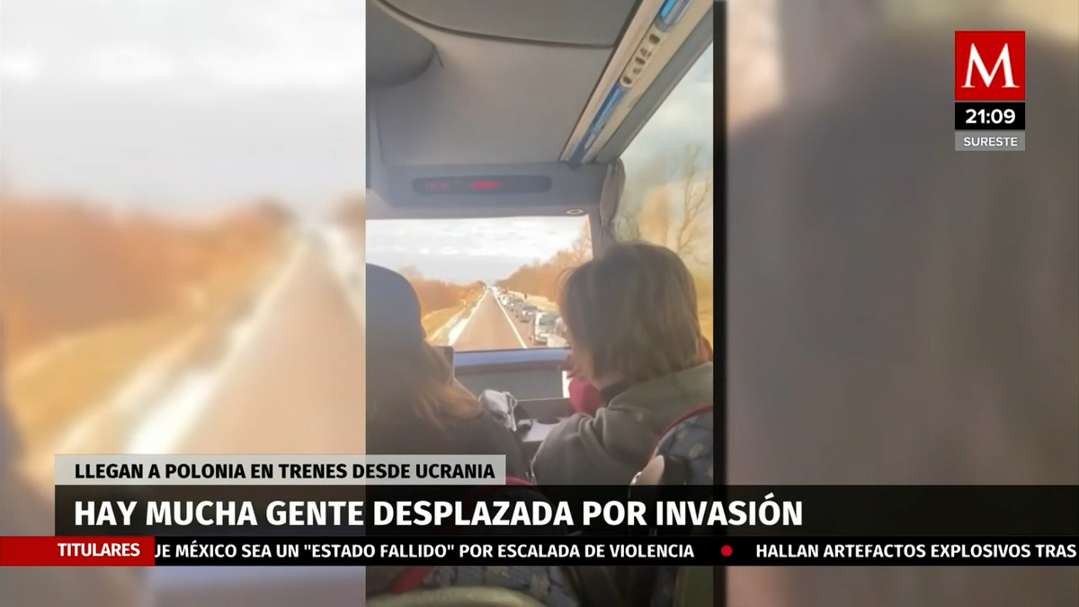 Miles de personas siguen llegando a Polonia