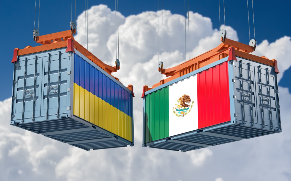 Relación comercial entre México y Ucrania. Foto: (Shutterstock)