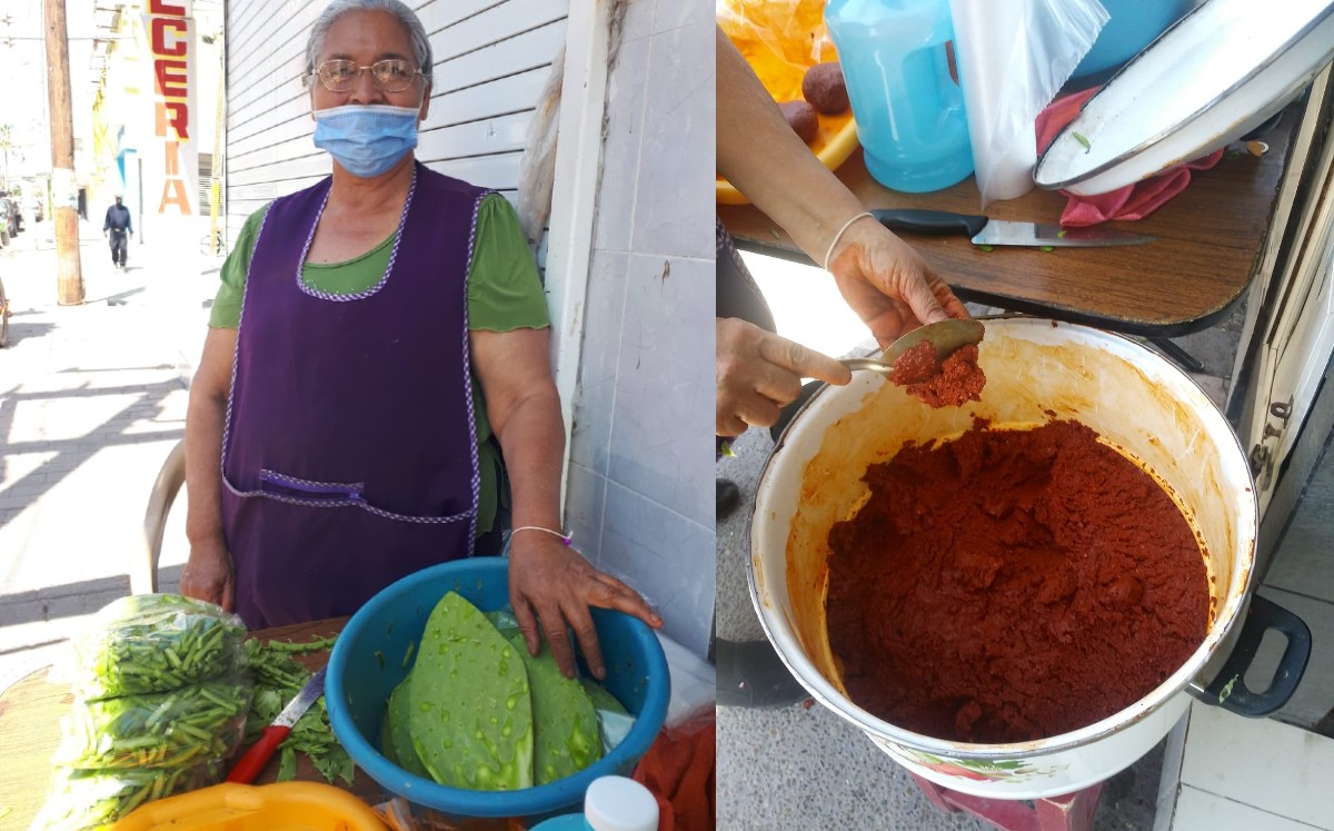 Antonia tiene su puesto de venta en la avenida Juárez y calle Juan Antonio de la Fuente. (Especial)