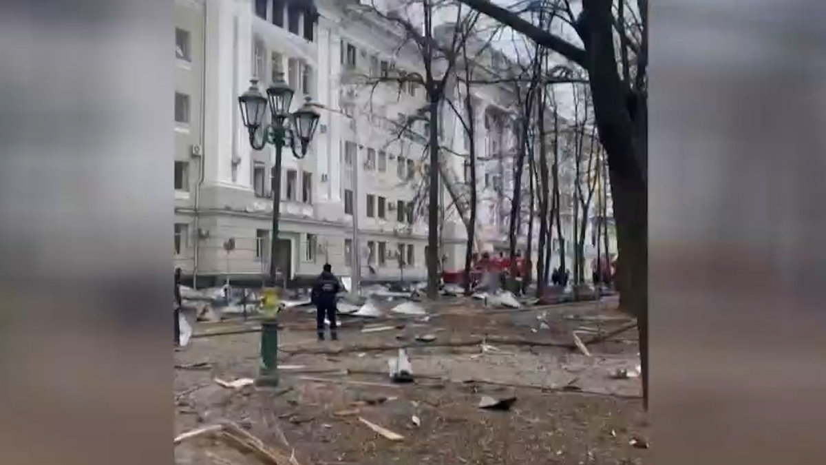 Así se ve la ciudad de Jarkov tras los ataques rusos
