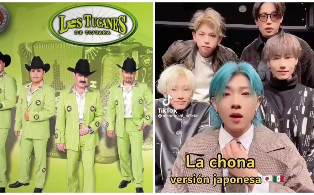 Maboroshi, grupo japonés, hace cover de La Chona VIDEO Grupo Milenio