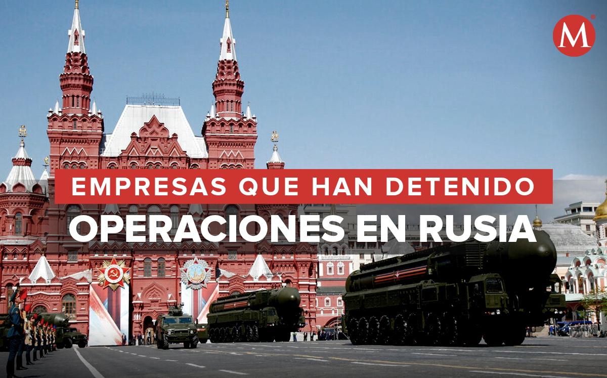 Tras la invasión a Ucrania, las empresas comenzaron a frenar sus operaciones en Rusia. (AP)