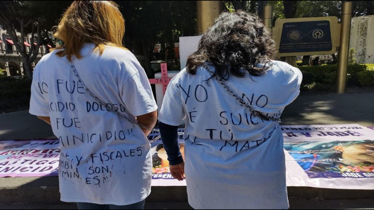 Madres de víctimas de feminicidio en Chiapas realizan caravana
