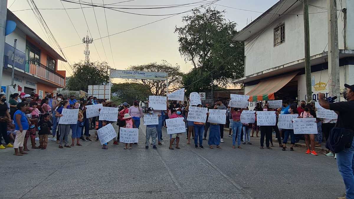 Protestas en la zona de 'Los Ardillos'. (Especial)