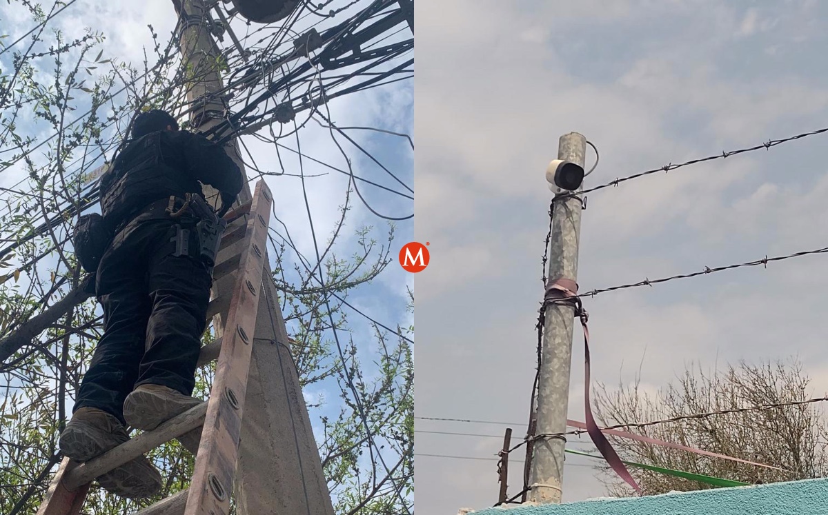 Cámaras de videovigilancia en Reynosa de la delincuencia organizada. (Especial)