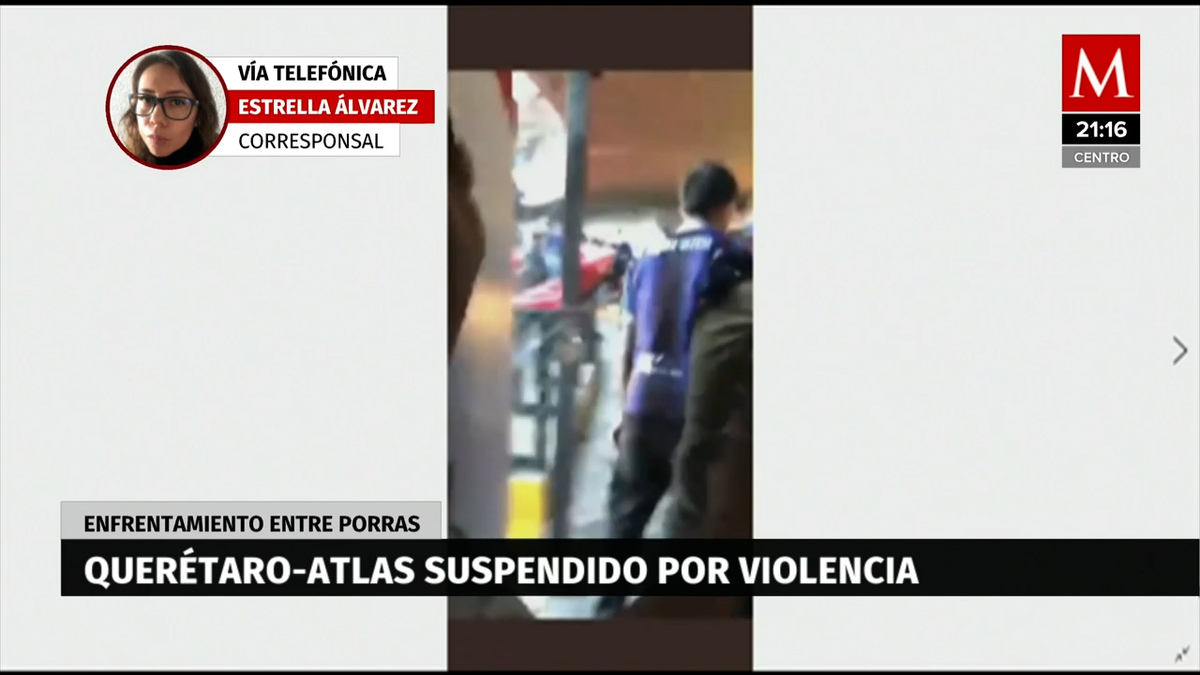 22 heridos y 2 de gravedad tras riña en el Querétaro vs Atlas