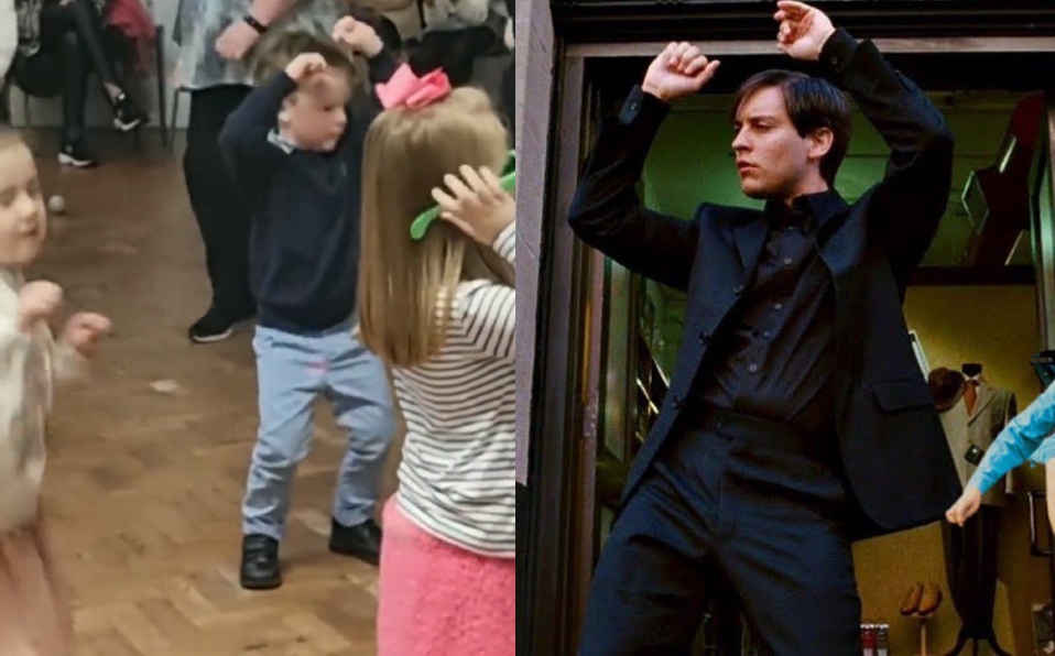 Niño imita a la perfección pasos de Tobey Maguire
