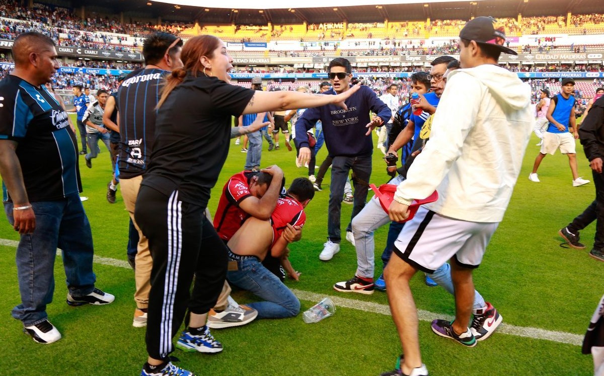 Riña en estadio de Querétaro | Cuartoscuro