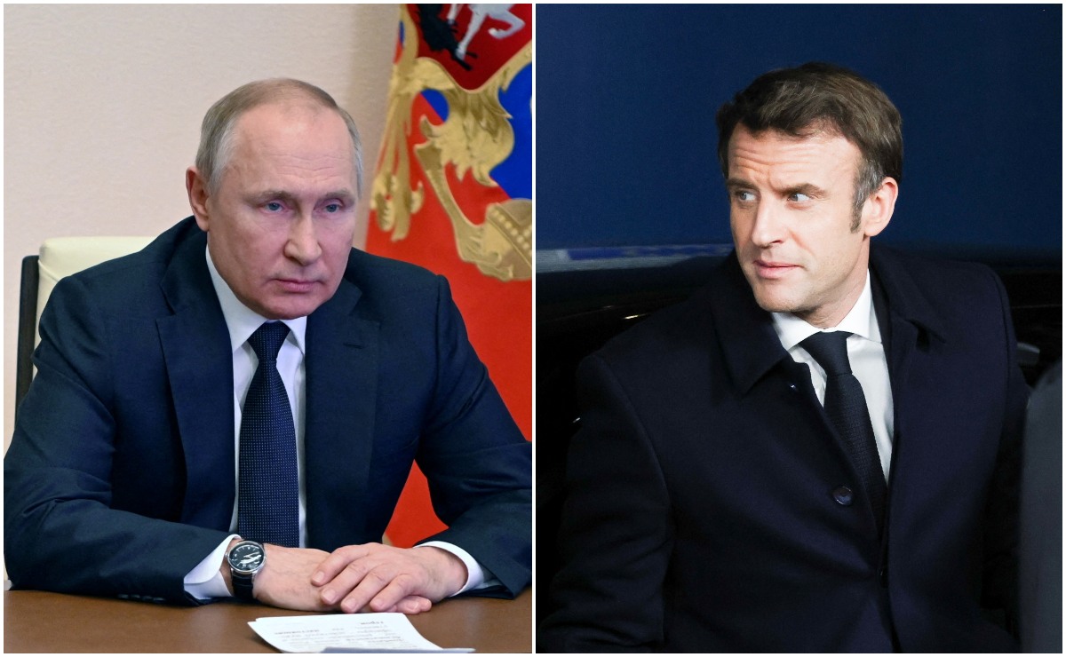Vladimir Putin y Emmanuel Macron. | Reuters