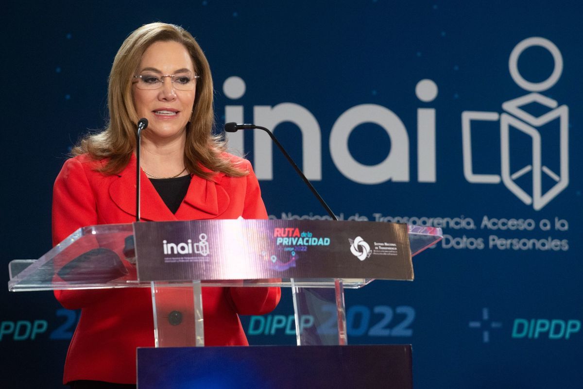 Blanca Lilia Ibarra, presidenta del INAI. (Cuartoscuro)