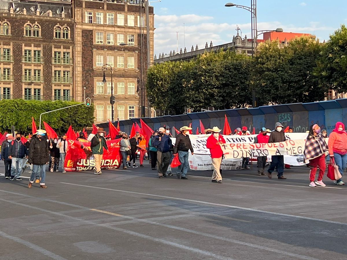 Integrantes del Frente Popular Revolucionario protestan en CdMx | Ramón Ramírez