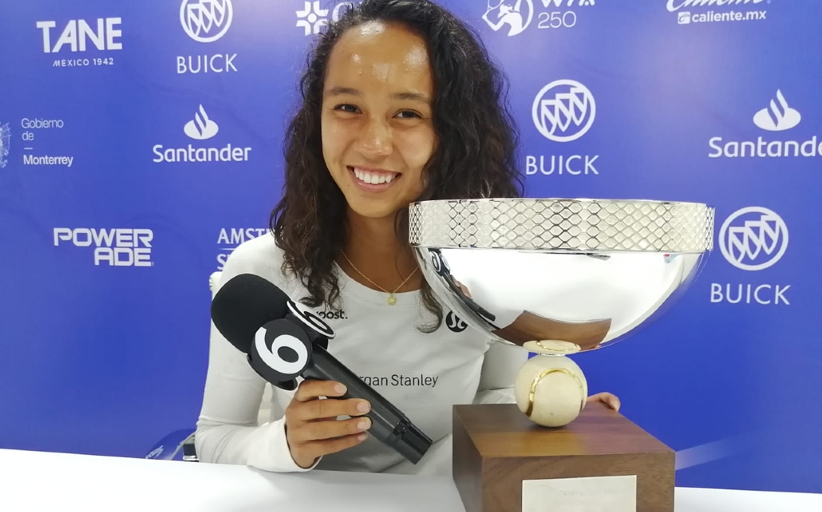 Leylah Fernández es bicampeona en Abierto de Monterrey (Daniel Santillán)