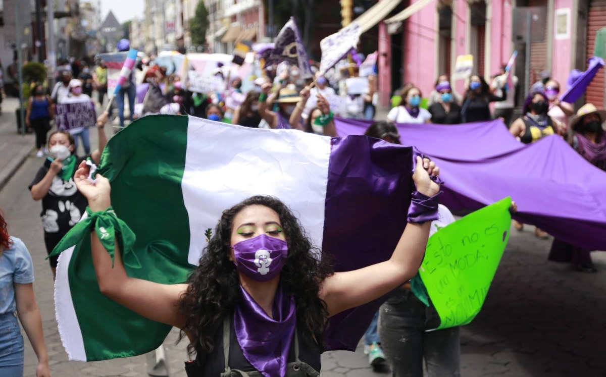 Marcha feminista en Puebla | Andrés Lobato