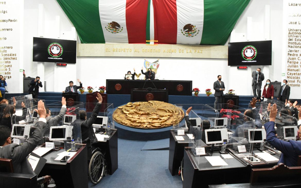 Segundo periodo ordinario de sesiones en el Congreso de Hidalgo. (Cortesía)