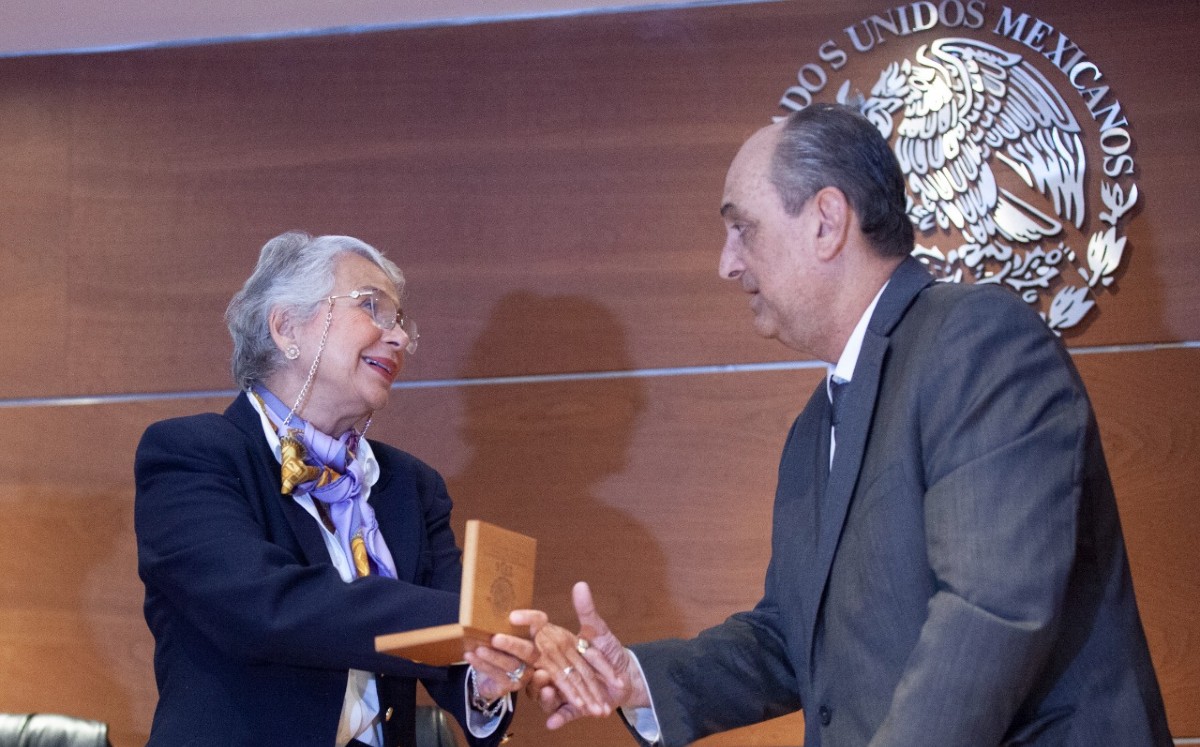 El TFJA conoció las aportaciones de Olga Sánchez Cordero. | Twitter