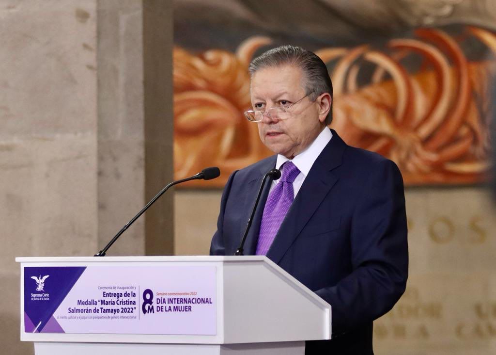 Arturo Zaldívar, presidente de la SCJN. (Especial)