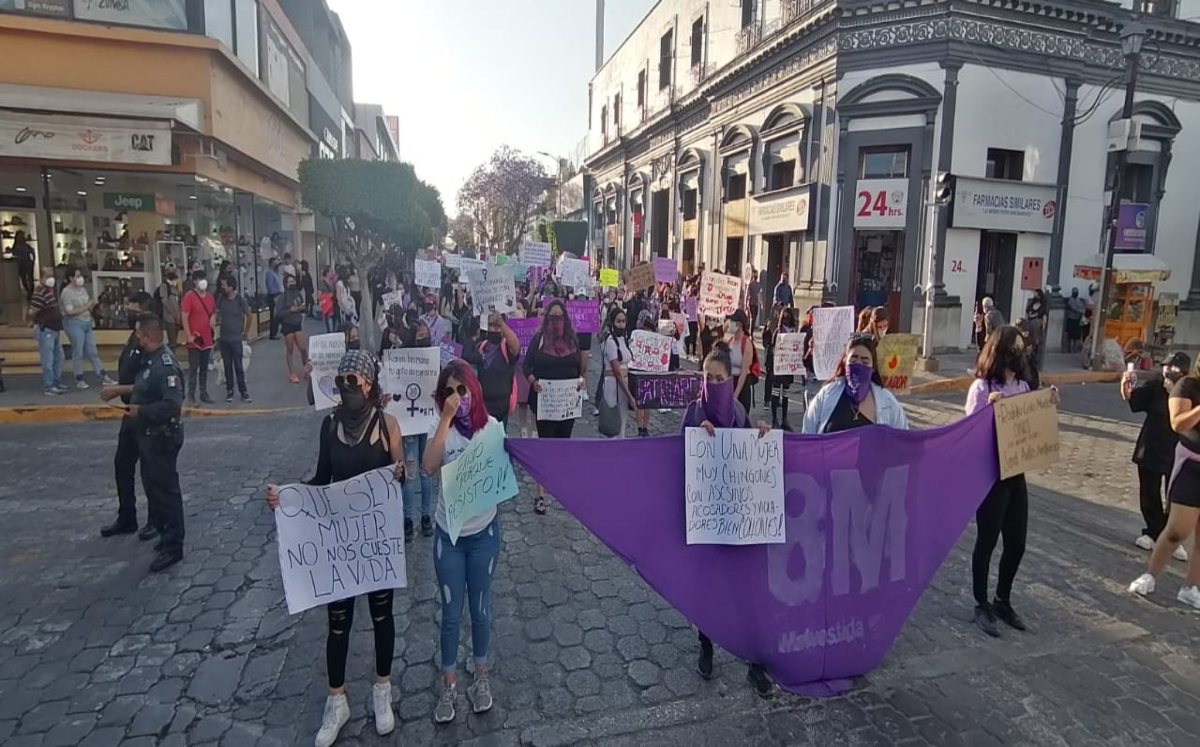 Así se vivió la marcha del 8M en Tehuacán | Apolonia Amayo