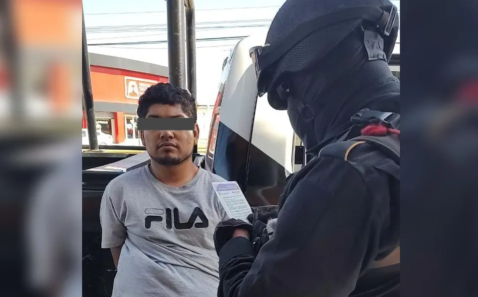 Detienen a presunto delincuente con armas Zuazua, NL. Foto: Especial.