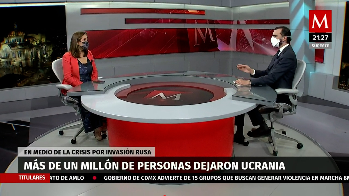 Eunice Rendón. Más de un millón de personas han salido de Ucrania