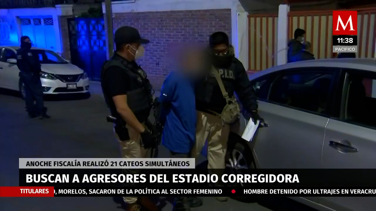 Fiscalía realizó 21 cateos; buscan agresores del estadio Corregidora