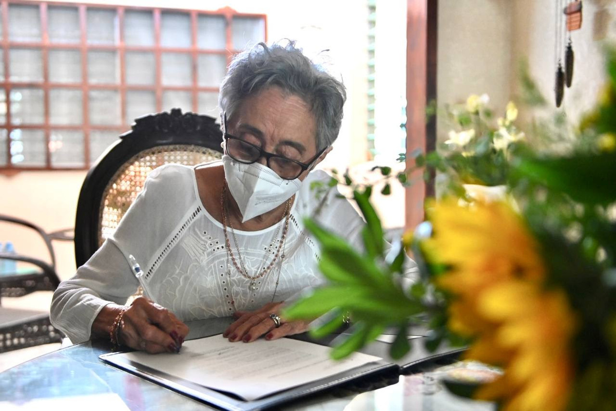 La maestra Nelly Rosa Montes de Oca y Sabido. (Alejandro Ruvalcaba)