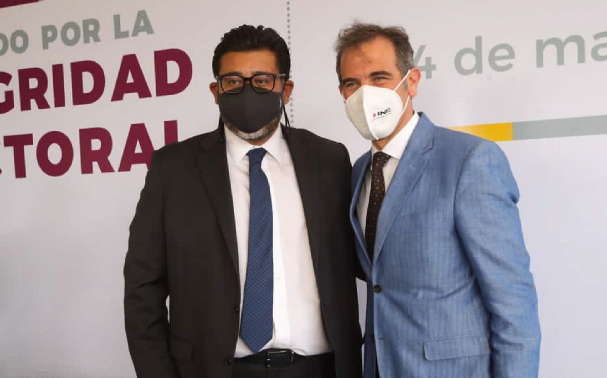 El magistrado presidente del TEPJF y el consejero presidente del INE. | Cuartoscuro