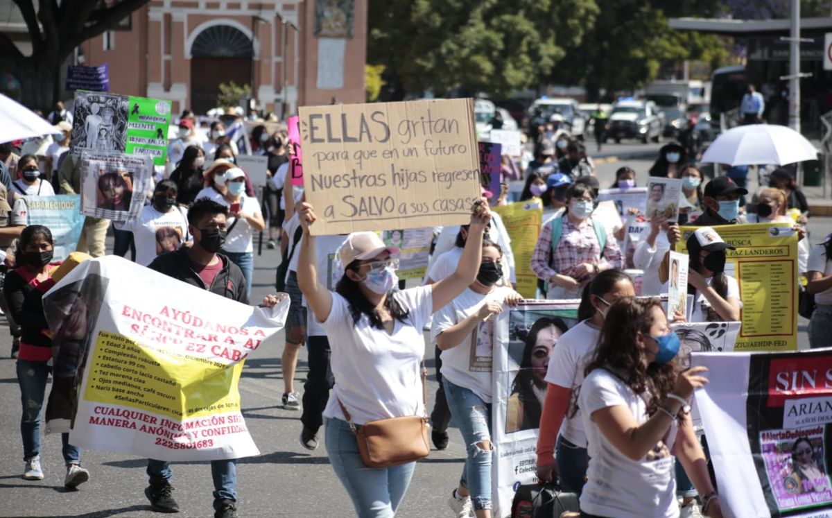 Marcha feminista en Puebla | Andrés Lobato