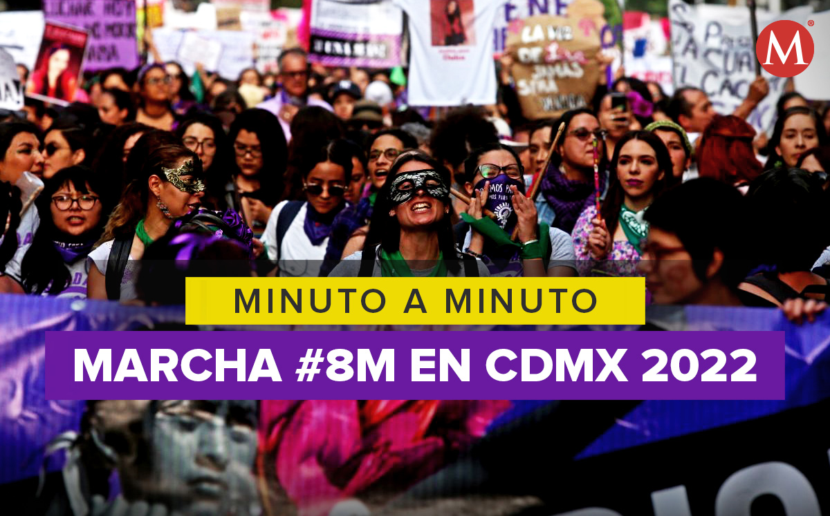 Marcha por Día Internacional de las Mujeres en CdMx. | MILENIO