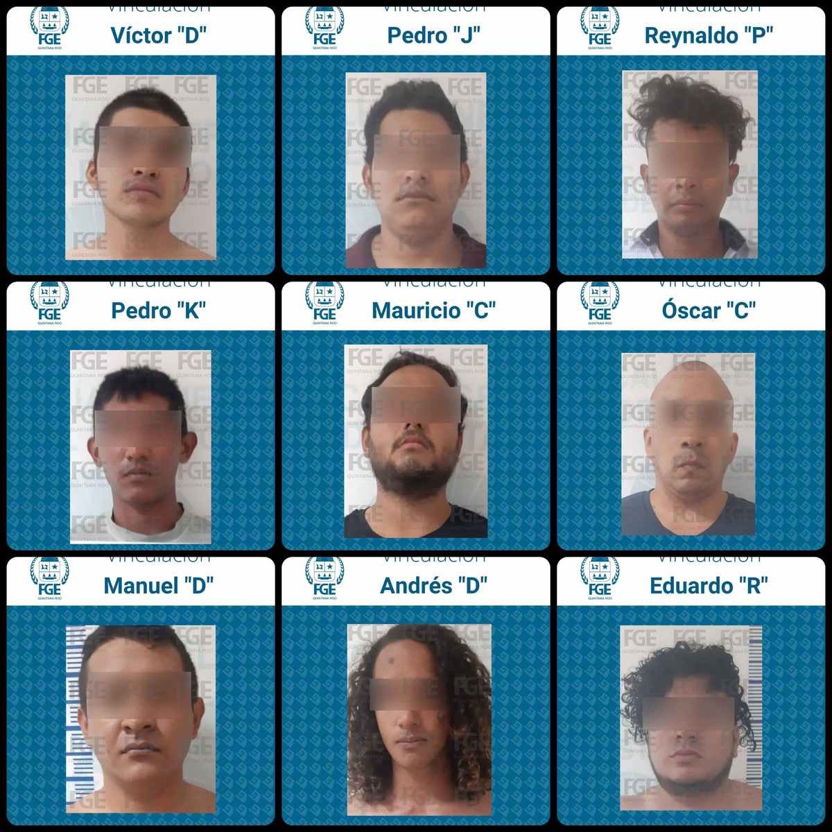 Las personas fueron presentadas ante el Ministerio Público. (Rafael Martínez)