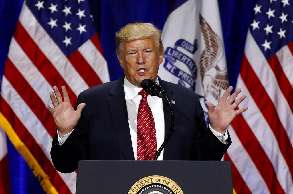 Donald Trump, ex presidente de Estados Unidos. (AP)