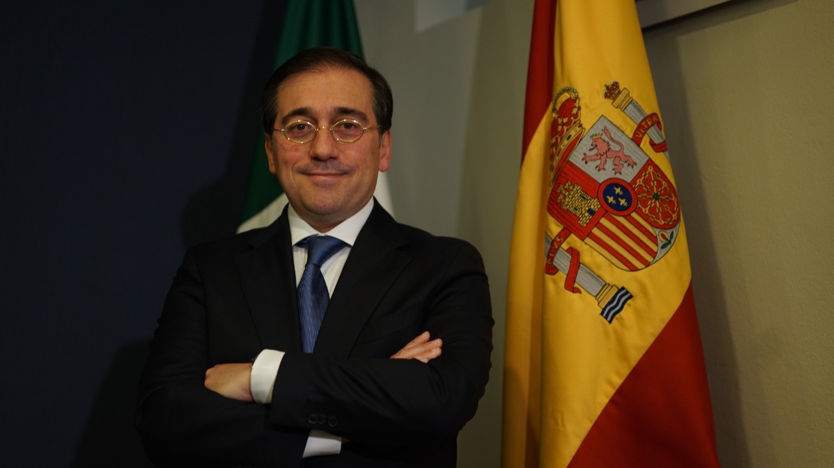 José Manuel Albares, canciller de España. (Gustavo Raazo Vargas)