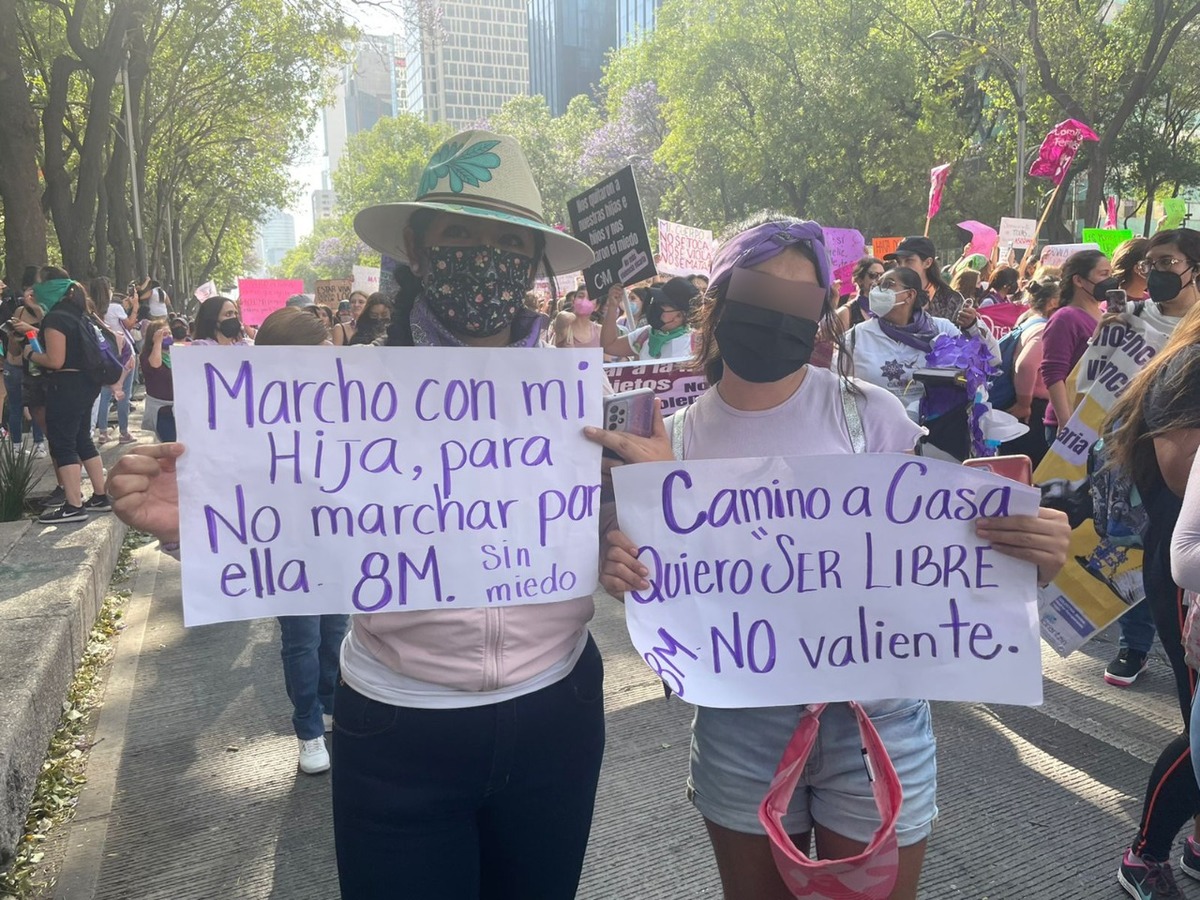 Marcharon juntas en el 8M | Azucena Rangel