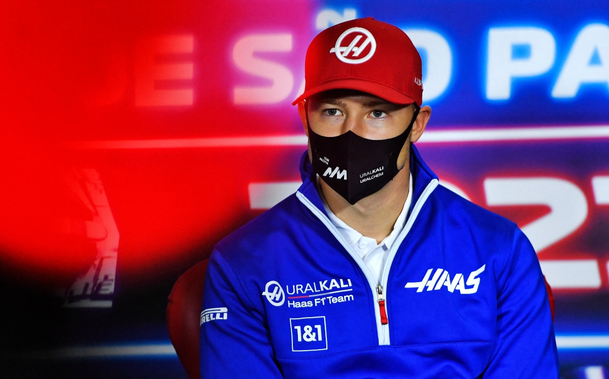 Nikita Mazepin se enteró de su despido de Haas por la prensa (AFP)