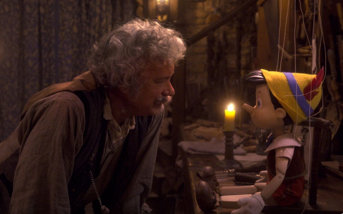 Tom Hanks en Pinocho (Disney Plus).