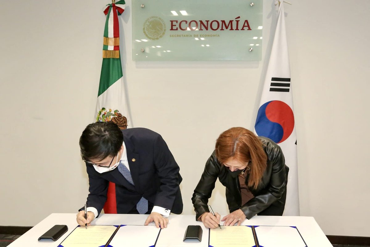Tratado de Libre Comercio entre México y Corea. Foto: Twitter
