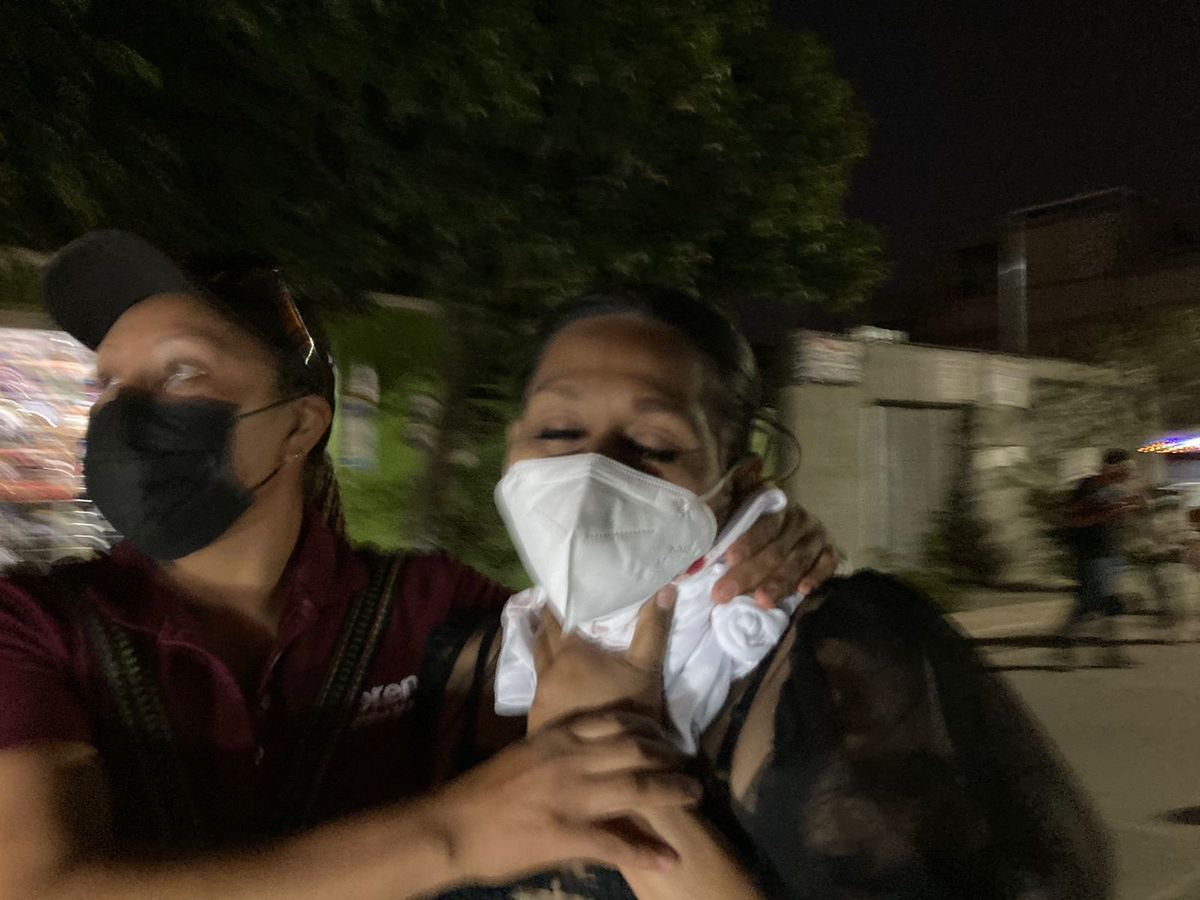 Una mujer fue parte de las lesionadas. (Óscar Rodríguez)