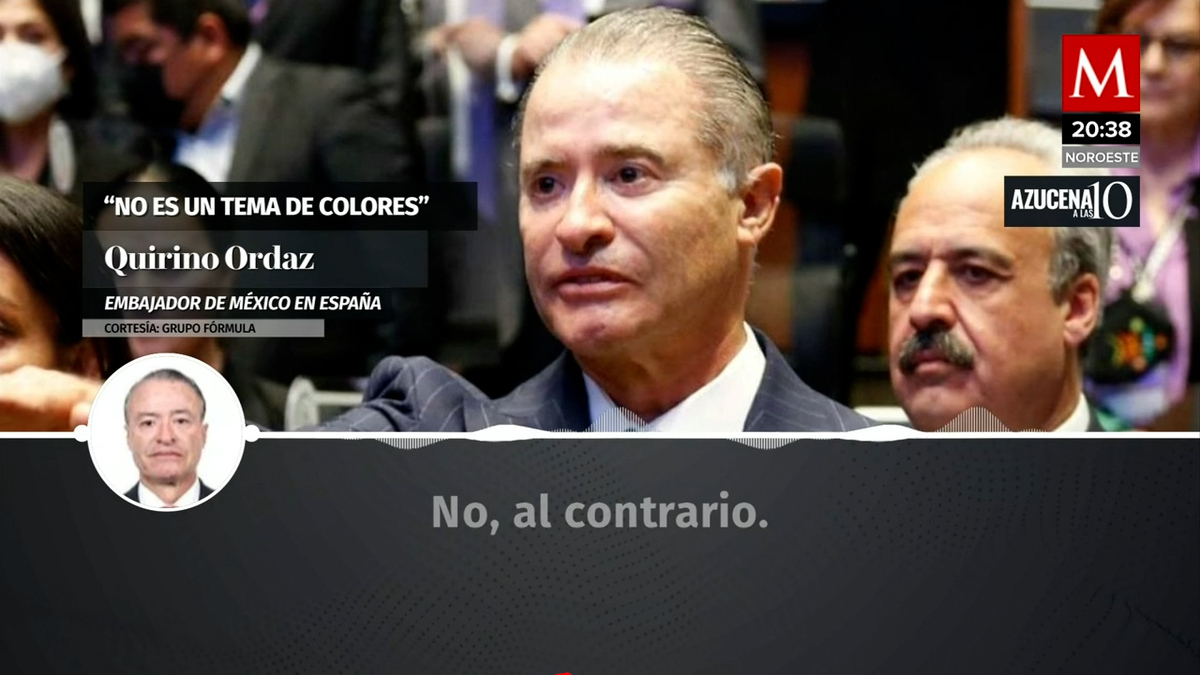 Yo no he traicionado a nadie: Quirino Ordaz ante posible salida