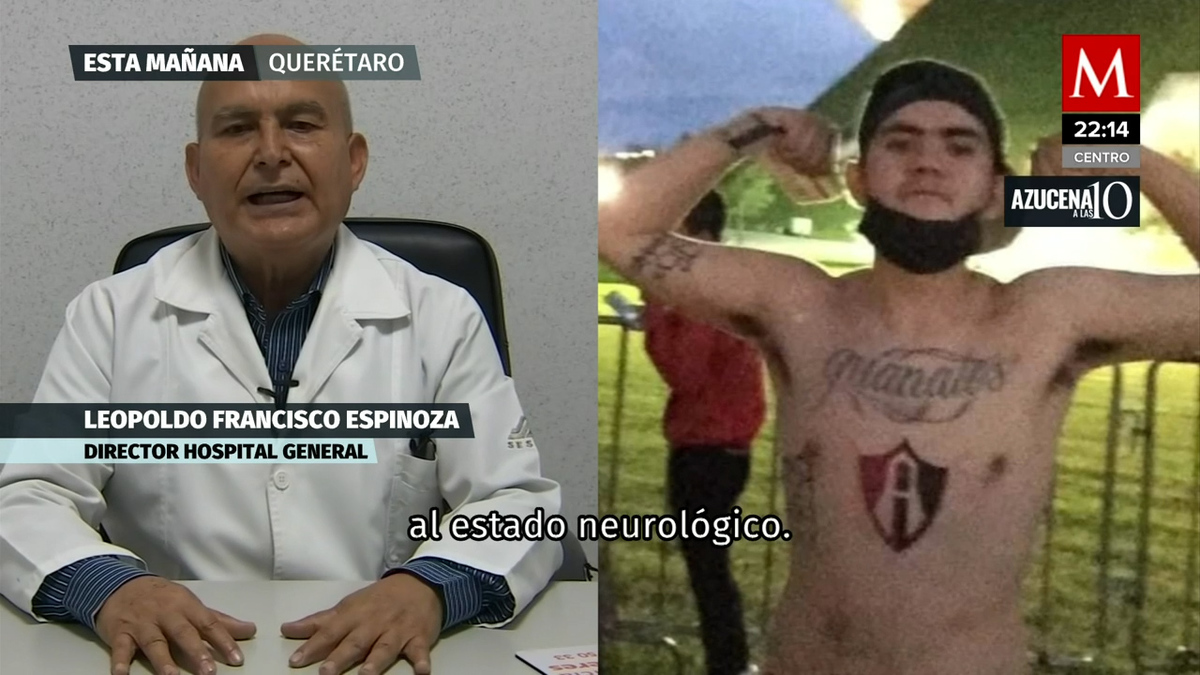 Aficionado Atlas: Esteban sufrió derrame cerebral, ya muestra