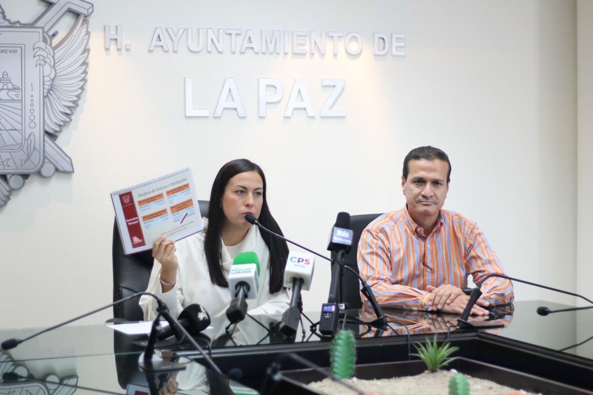 La alcaldesa de La Paz, Mileno Quiroga Romero. (Margarita Rojas)
