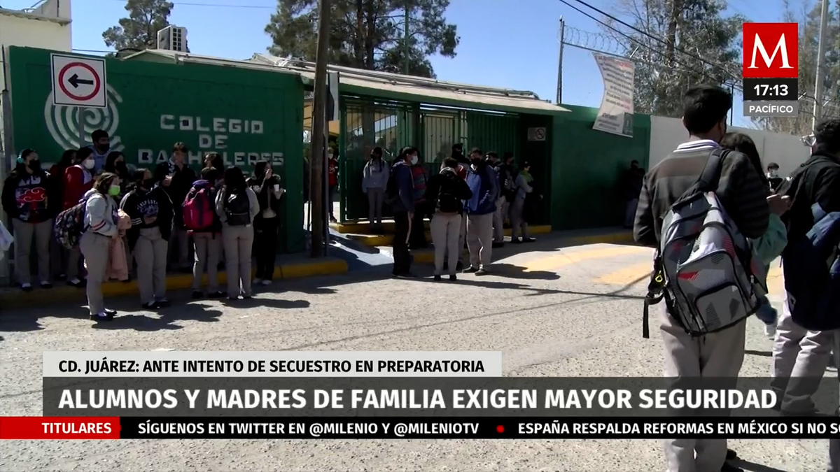 Alumnos exigen mayor seguridad tras amenaza de secuestro; CD. Juárez