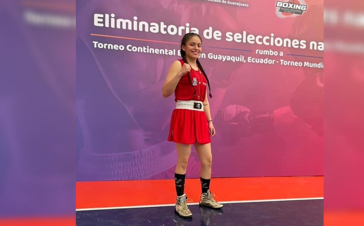 Jenni 'La Brava' Carrillo, boxeadora lagunera. (Especial)