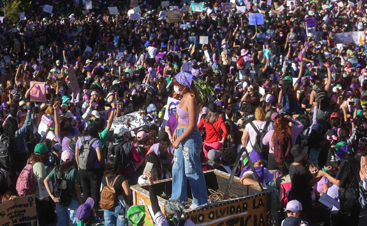 Marcha del Día de la mujer en Guadalajara (Fernando Carranza)