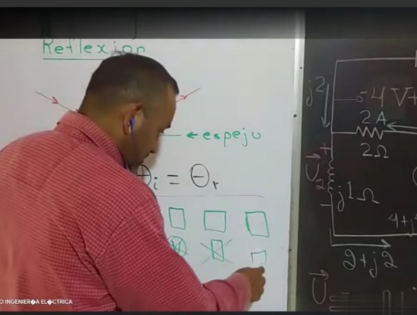 Supuestamente el profesor señala que el covid nunca ha existido. (Captura)