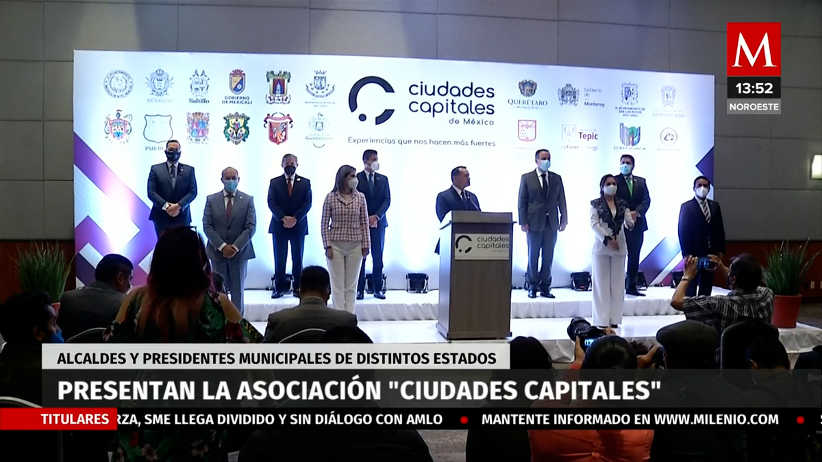 Alcaldes y presidentes presentaron la asociación "Ciudades Capitales"