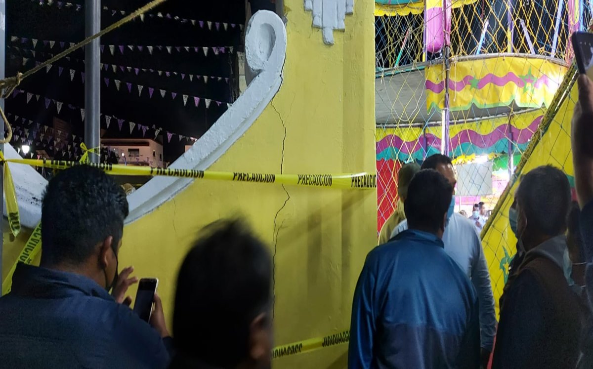 Explota pirotecnia durante festividad religiosa en San Pablo del Monte  | Especial