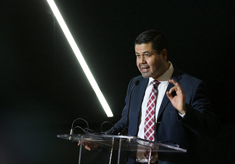 Gabriel Torres durante la presentación del programa (Cortesía)